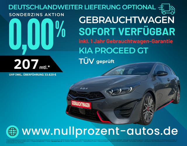 ProCeed - GT 1.6 T-GDI DCT MJ2024 7J.GARANTIE|FACELIFT|PANO|KOMFORT|NAV|JBL|UVM.