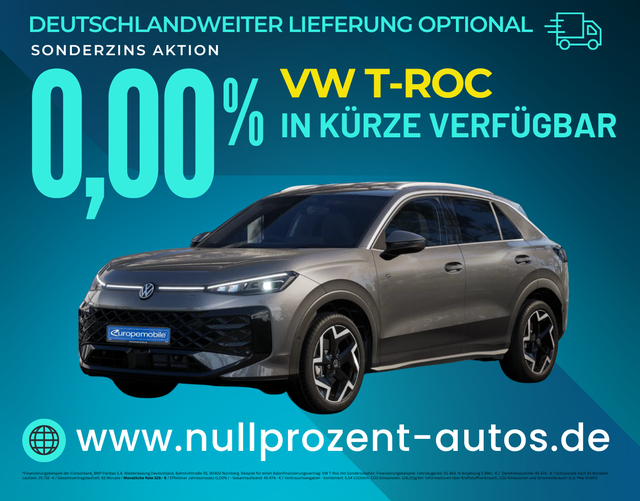 T-Roc - R-Line 1.5 eTSI OPF DSG 150 (Vorlauf) EASY/AHK/SHZ/PARK/UVM.