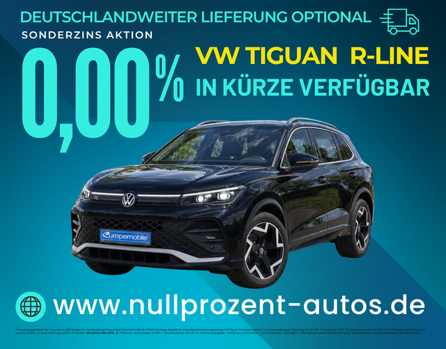 Tiguan - R-Line 1.5 eTSI 150 DSG (Lager) MATRIX/PARK.PRO/AHK/360/HEAD-UP/WINTER/UVM.