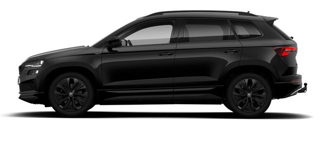 Skoda Karoq 1.5 TSI ACT Sportline AHK el. anklappbar ACC-Tempomat SHZ PDC vorne+hinten R&uuml;ckfahrkamera Matrix-LED-Scheinwerfer Alufelgen 18 Zoll Procyon schwarz 