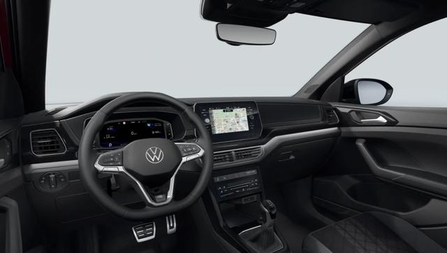 Volkswagen T-Cross 1.0 TSI R-Line Black-Style-Paket Navi Digi Cockpit Pro R&uuml;ckfahrkamera SHZ Keyless Access Licht- und Sichtpaket Climatronic 2-Z. 