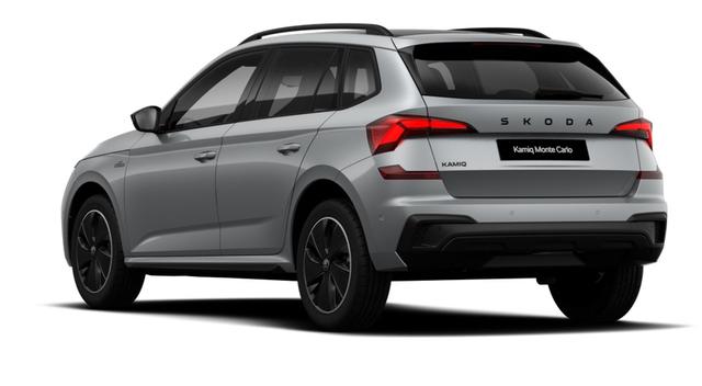 Skoda Kamiq 1.5 TSI DSG Monte Carlo ACC-Tempomat AHK-Vorbereitung SHZ PDC vorne+hinten R&uuml;ckfahrkamera Panoramadach Climatronic 2 Zonen Matrix-LED-Scheinwerfer 