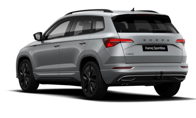 Skoda Karoq 1.5 TSI ACT Sportline AHK el. anklappbar ACC-Tempomat SHZ PDC vorne+hinten R&uuml;ckfahrkamera Matrix-LED-Scheinwerfer Alufelgen 18 Zoll Procyon schwarz 