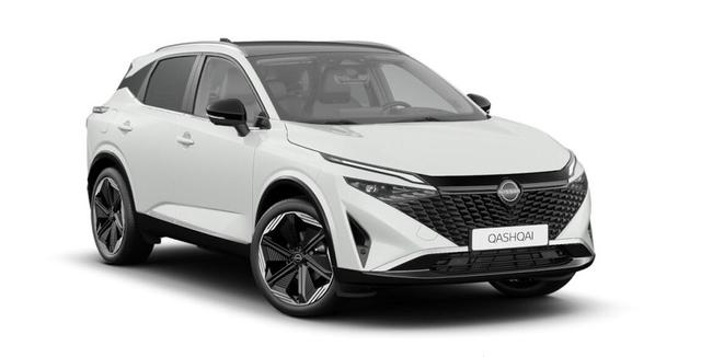 Nissan Qashqai - Tekna Plus 1.3 DIG-T Mild-Hybrid Xtronic Leder, Pano, 360&deg;-Kamera, Head-up, Massage, 20'' Alu, LED
