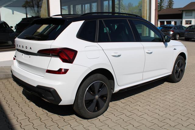 Skoda Kamiq Kamiq1.0TSIMonte Carlo(CZ),Garantie bis12.9.29oder100000km,DSG,AHK,PDC+R&uuml;ckfahrk.,Panoramadach,beh.WSS+Lenkrad,Sitzheizg.,MatrixBeam,ACC,AppConnect 