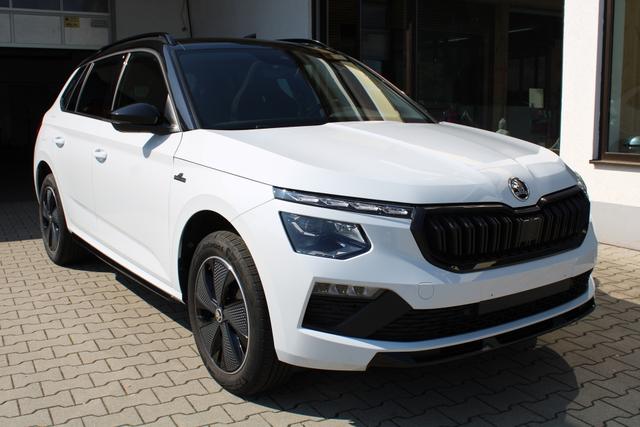 Skoda Kamiq - Kamiq1.0TSIMonte Carlo(CZ),Garantie bis12.9.29oder100000km,DSG,AHK,PDC+R&uuml;ckfahrk.,Panoramadach,beh.WSS+Lenkrad,Sitzheizg.,MatrixBeam,ACC,AppConnect