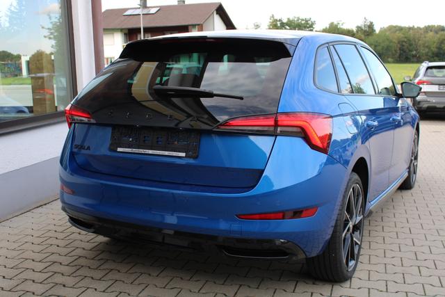 Skoda Scala 1.5 TSI MonteCarlo,DSG,Panoramadach,beh.Lenkrad+WSS,AHK,Sitzheizg.,PDC+R&uuml;ckfahrk,ACC,Klima,MirrorLink,elektr.Heckkl. 