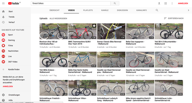 Finest Bikes Youtube Kanal