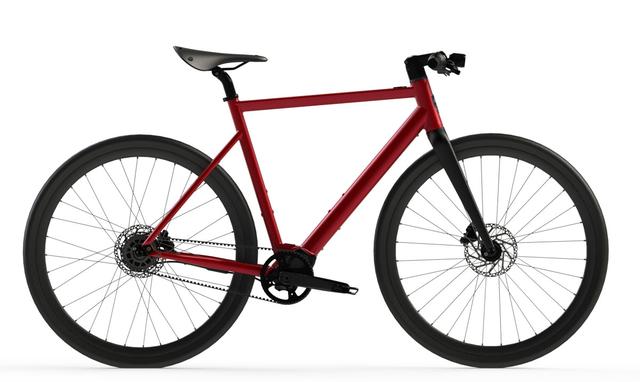 Desiknio Pinion Electric Bike - URBAN GRANADA ROT mit Carbongabel sofort verfügbar, Größe M, 9-Gang, #6713