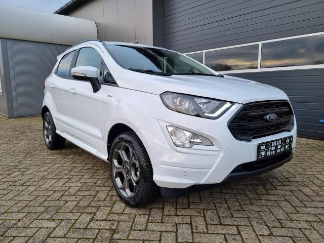 EcoSport 1.0 EcoBoost 125PS ST-Line Teilleder Klimaautomatik Sitzheizung Ford-Radio SYNC3 DAB+ Touchscreen Bluetooth Apple CarPlay Android Auto PDC v+h Rückf.Kamera Lenkradheizung Frontscheibe beheizb. 17"LM 