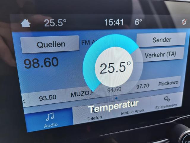 EcoSport 1.0 EcoBoost 125PS ST-Line Teilleder Klimaautomatik Sitzheizung Ford-Radio SYNC3 DAB+ Touchscreen Bluetooth Apple CarPlay Android Auto PDC v+h Rückf.Kamera Lenkradheizung Frontscheibe beheizb. 17"LM 