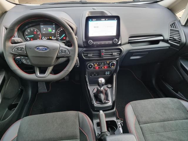 EcoSport 1.0 EcoBoost 125PS ST-Line Teilleder Klimaautomatik Sitzheizung Ford-Radio SYNC3 DAB+ Touchscreen Bluetooth Apple CarPlay Android Auto PDC v+h Rückf.Kamera Lenkradheizung Frontscheibe beheizb. 17"LM 