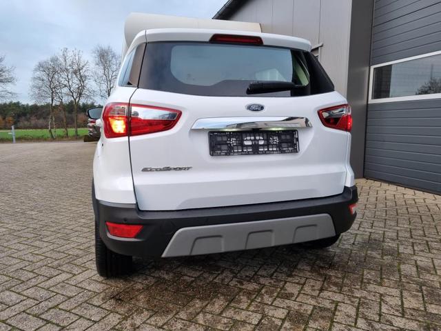 EcoSport 1.0 EcoBoost 125PS Titanium Klimaautomatik Sitzheizung Ford-Radio SYNC3 DAB+ Touchscreen Bluetooth Apple CarPlay Android Auto PDC v+h Rückf.Kamera Lenkradheizung Frontscheibe beheizb. 17"LM 