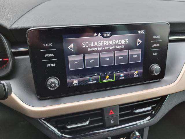 Kamiq 1.0 TSI 110PS Style Klimaautomatik Sitzheizung Lenkradheizung elekt.Heckklappe Apple CarPlay Android Auto PDC v+h Rückf.Kamera 2x Keyless 17-LM 