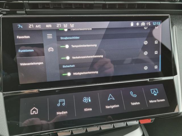 308 1.2 PureTech 130PS Automatik Allure 5-türig LED-Scheinw. Sitzheizung Teil-Leder Klimaautomatik Navi Touchscreen Bluetooth DAB Apple CarPlay Android Auto PDC v+h Rückf.Kamera 17-LM 