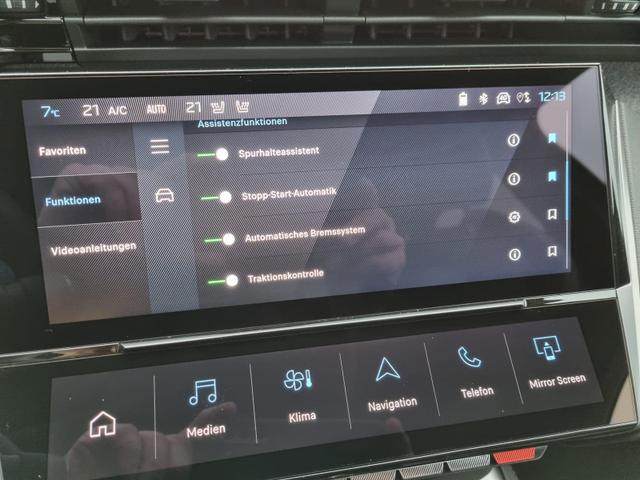 308 1.2 PureTech 130PS Automatik Allure 5-türig LED-Scheinw. Sitzheizung Teil-Leder Klimaautomatik Navi Touchscreen Bluetooth DAB Apple CarPlay Android Auto PDC v+h Rückf.Kamera 17-LM 