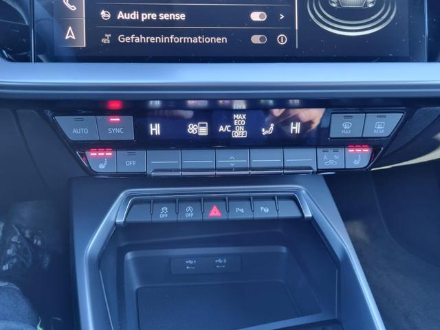 Audi A3 Limousine Limo S-Line 30 TFSI 110PS S-Tronic LED-Scheinw. Klimaautomatik Sitzheizung Sportsitze Audi-Radio Touchscreen Apple CarPlay Android Auto PDC v+h 2x Keyless 18"LM abg.Scheiben Tempomat 