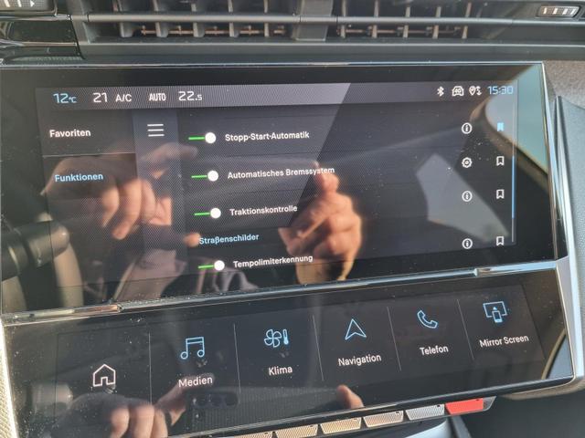 308 SW 1.5 BlueHDI 130PS Allure LED-Scheinw. Teil-Leder Klimaautomatik Peugeot-Navi Touchscreen Bluetooth DAB+ Apple CarPlay Android Auto PDC v+h Rückf.Kamera 17"LM 