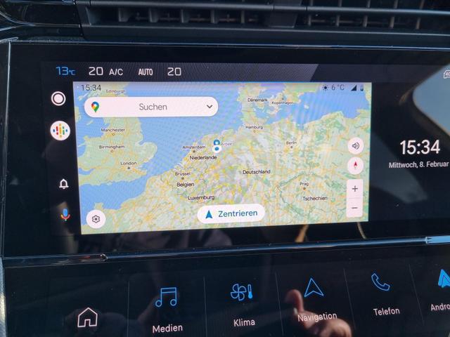308 SW 1.5 BlueHDI 130PS Allure LED-Scheinw. Teil-Leder Klimaautomatik Peugeot-Navi Touchscreen Bluetooth DAB+ Apple CarPlay Android Auto PDC v+h Rückf.Kamera 17"LM 