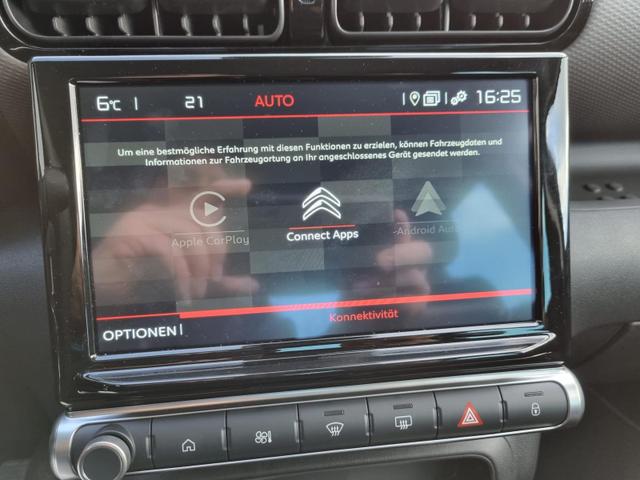C3 Aircross 1.2 130PS Automatik C-Series Rückf.Kamera LED-Scheinw. Klimaautomatik Sitzheizung Citroen-Navi mit Bluetooth DAB Touchscreen Apple CarPlay Android Auto Tempomat 16-LM abgedunkelte Scheiben 