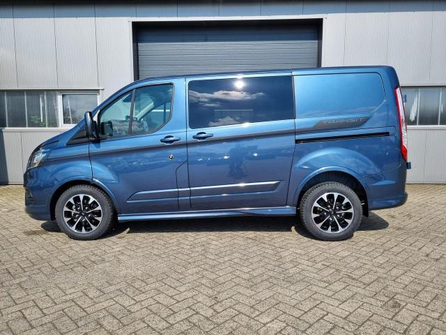 Transit Custom Doppelkabine L1 2.0 EcoBlue 170PS Automatik Sport 3,2t 5-Sitzer Sitzheizung Teilleder Klima Ford-Navi SYNC 3 DAB+ Bluetooth Touchscreen Apple Carplay Android Auto PDC v+h Rückf.Kamera Frontscheibe beheizb. 17"LM 