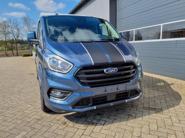 Transit Custom Doppelkabine L1 2.0 EcoBlue 170PS Automatik Sport 3,2t 5-Sitzer Sitzheizung Teilleder Klima Ford-Navi SYNC 3 DAB+ Bluetooth Touchscreen Apple Carplay Android Auto PDC v+h Rückf.Kamera Frontscheibe beheizb. 17"LM 