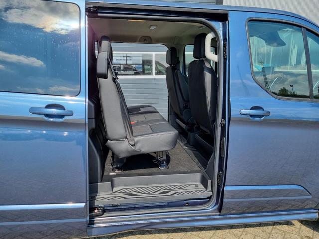 Transit Custom Doppelkabine L1 2.0 EcoBlue 170PS Automatik Sport 3,2t 5-Sitzer Sitzheizung Teilleder Klima Ford-Navi SYNC 3 DAB+ Bluetooth Touchscreen Apple Carplay Android Auto PDC v+h Rückf.Kamera Frontscheibe beheizb. 17"LM 