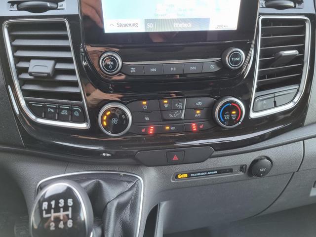 Transit Custom L2 2.0 TDCi 170PS Limited 3,0t 3-Sitzer Sitzheizung Frontscheibe beheizb. Klima Ford-Navi SYNC 3 DAB+ Bluetooth Touchscreen Apple Carplay Android Auto PDC v+h Rückf.Kamera 16"LM 