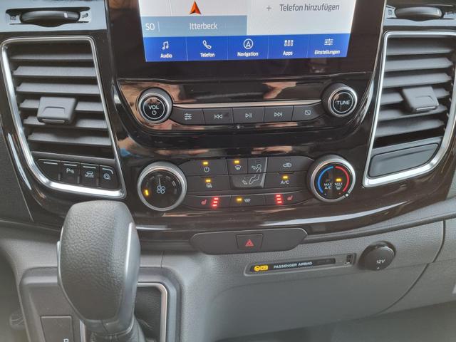 Transit Custom L2 2.0 TDCi 170PS Automatik Limited 3,0t 3-Sitzer Sitzheizung Frontscheibe beheizb. Klima Ford-Navi SYNC 3 DAB+ Bluetooth Touchscreen Apple Carplay Android Auto PDC v+h Rückf.Kamera 16"LM 