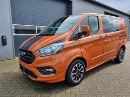 Ford II Transit Custom - Doppelkabine L1 2.0 EcoBlue 170PS Automatik Sport 3,2t 5-Sitzer Sitzheizung Teilleder Klima Ford-Navi SYNC 3 DAB Bluetooth Touchscreen Apple Carplay Android Auto PDC v h Rückf.Kamera Frontscheibe beheizb. 17"LM