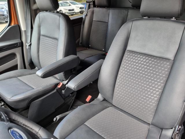 Transit Custom Doppelkabine L1 2.0 EcoBlue 170PS Automatik Sport 3,2t 5-Sitzer Sitzheizung Teilleder Klima Ford-Navi SYNC 3 DAB+ Bluetooth Touchscreen Apple Carplay Android Auto PDC v+h Rückf.Kamera Frontscheibe beheizb. 17"LM 