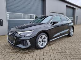 Audi A3 Sportback - S-Line 35 TFSI 150PS S-Tronic Komfortklimaautomatik LED-Scheinw. LED-Heckleuchten (dynamisch) Smartphone-Interface Sitzheizung Glanzpaket abg.Scheiben Apple-CarPlay Android-Auto Rückf.Kamera PDC v h Teilb.Bank Tempomat