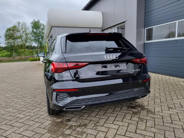 A3 Sportback S-Line 35 TFSI 150PS S-Tronic Komfortklimaautomatik LED-Scheinw.+LED-Heckleuchten (dynamisch) Smartphone-Interface Sitzheizung Glanzpaket abg.Scheiben Apple-CarPlay Android-Auto Rückf.Kamera PDC v+h Teilb.Bank Tempomat 
