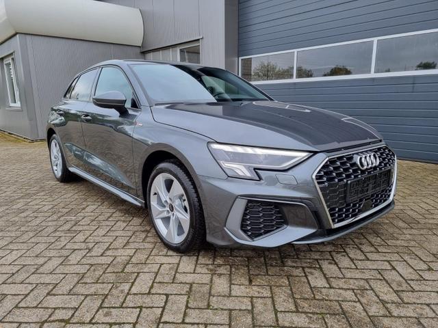A3 Sportback S-Line 35 TFSI 150PS S-Tronic Sportsitze Navi AbstandsTempomat Komfortklimaautomatik LED-Scheinw.+LED-Heckleuchten (dynamisch) Smartphone-Interface Sitzheizung abg.Scheiben Apple-CarPlay Android-Auto Rückf.Kamera PDC v+h 2xKeyless 