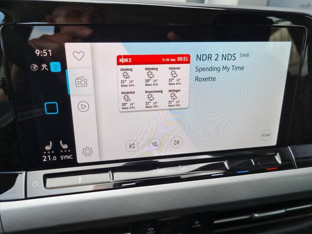 Golf Variant 1.5 TSI 130PS Life Klimaautomatik Sitzheizung Lenkradheizung LED-Scheinwerfer DAB Bluetooth PDC v+h 16"LM-Felgen Apple Car Play Android Auto AbstandsTempomat 