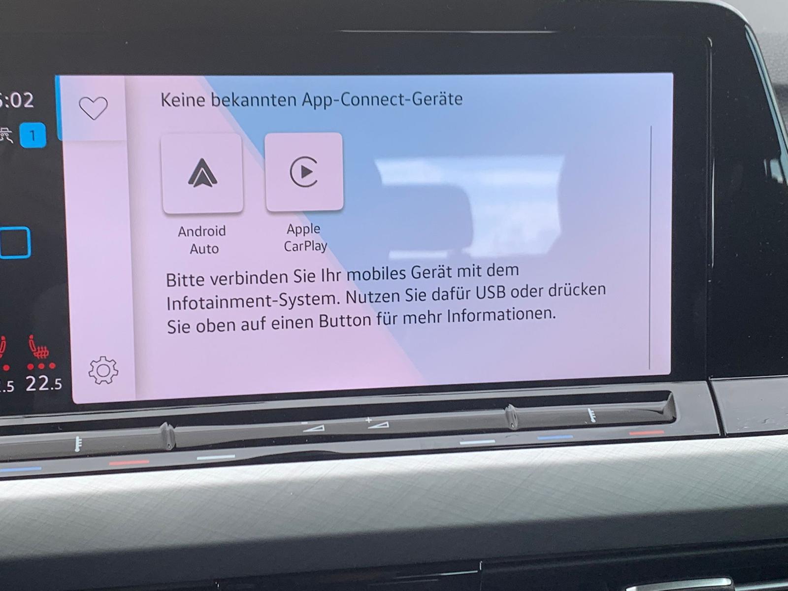 Volkswagen Golf 1.5 TSI 130PS Life Rückf.Kamera Klimaautomatik Sitzheizung  Lenkradheizung AbstandsTempomat LED-Scheinw. PDC v+h 16LM Apple Car Play  Android Auto EU-Neuwagen Importfahrzeug