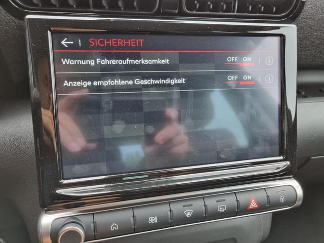 Citroën C3 Aircross 1.2 130PS Automatik MAX Shine Teil-Leder Head-up Sitzheizung RückfKamera 2xKeyless Klimaautomatik Navi Apple CarPlay Android Auto Touchscreen Bluetooth abged.Scheiben 17-LM 
