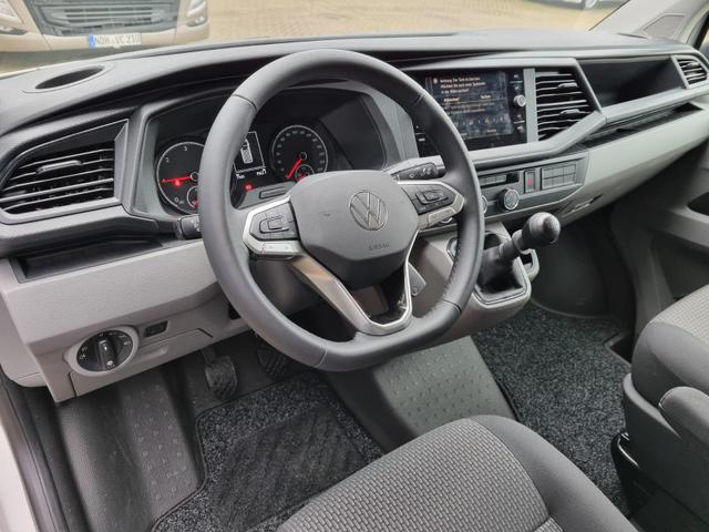 Volkswagen Transporter 6.1 Kastenwagen L2 2.0 TDi 110PS 2-Sitzer Anhängerkupplung Klima Navi Apple CarPlay Android Auto Bluetooth Touchscreen PDC Ganzjahresreifen 