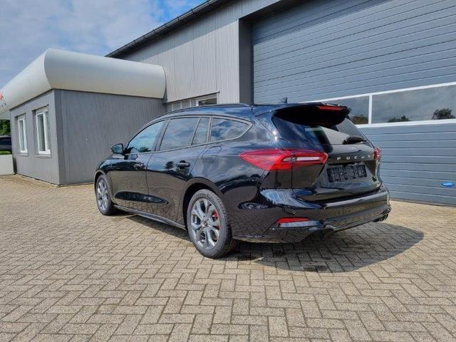 Ford Focus Turnier 1.0 125PS ST-Line X Voll-Leder elektr. Heckklappe Winterpaket Rückf.Kamera ACC Klimaautomatik Sitzheizung Lenkradheizung Frontscheibe beheizb. Ford-Navi SYNC 4 B+O Sound DAB+ Bluetooth Apple Carplay Android Auto PDC v+h 2xKeyless 17-LM 