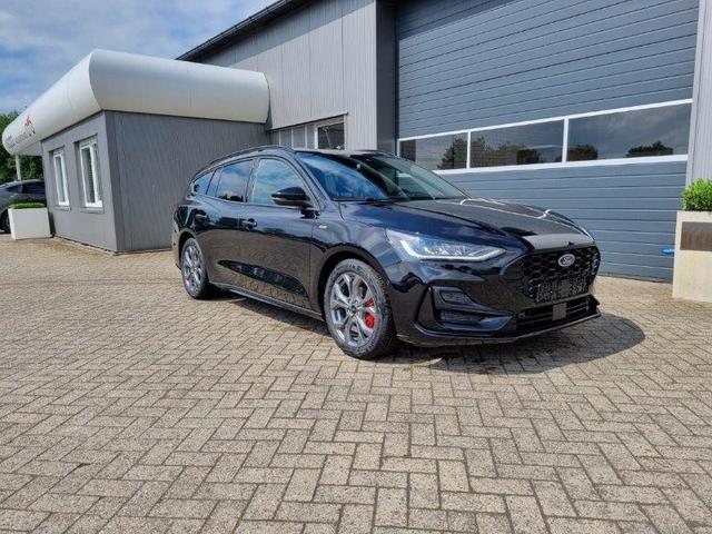 Ford Focus Turnier 1.0 125PS ST-Line X Voll-Leder elektr. Heckklappe Winterpaket Rückf.Kamera ACC Klimaautomatik Sitzheizung Lenkradheizung Frontscheibe beheizb. Ford-Navi SYNC 4 B+O Sound DAB+ Bluetooth Apple Carplay Android Auto PDC v+h 2xKeyless 17-LM 