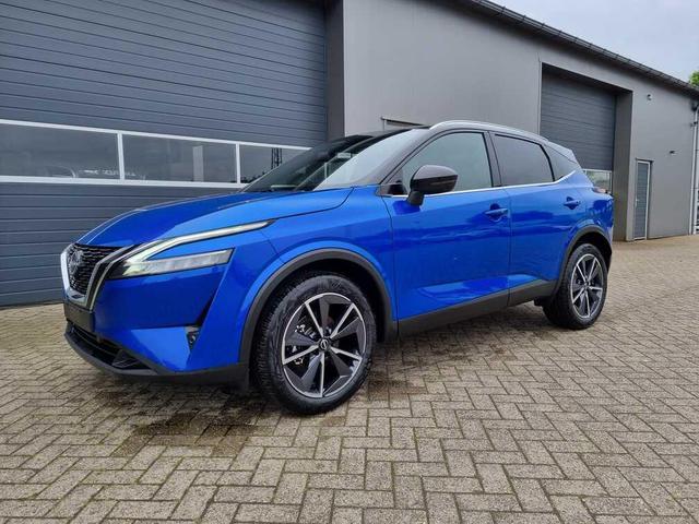 Nissan Qashqai - 1.3 DIG-T MHEV 140PS Tekna PanoGlasdach Klimaautomatik Navi Head-Up-Display Bluetooth Touchscreen Apple CarPlay Android Auto elektr. Heckklappe PDC v+h 4x Kamera 19-LM Vorlauffahrzeuge