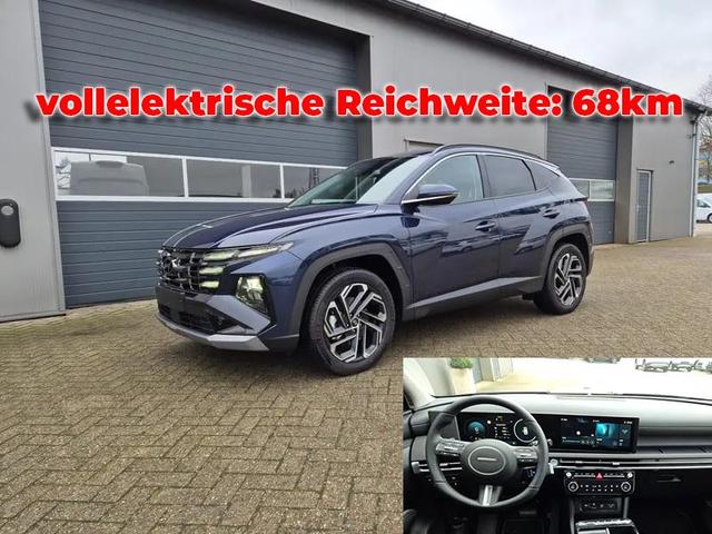 Hyundai TUCSON - 1.6 T-GDI 252PS Automatik PHEV Trend FACELIFT MY2025 Krell-Sound elektr. Heckklappe Teil-Leder Sitzheizung Lenkradheizung ACC Klimaautomatik Navi 12,3"-Touchscreen DAB+ wireless Apple CarPlay + Android Auto PDC v+h Rückf.Kamera 2xKeyless 19-LM Vorlauffahrzeuge