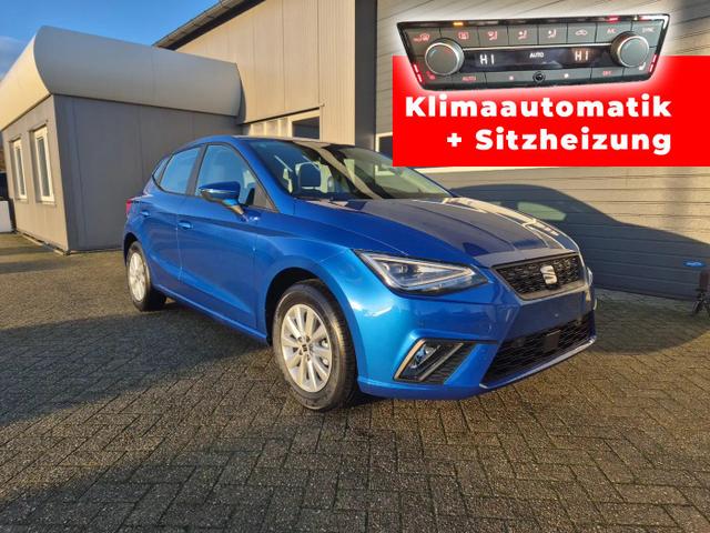 Seat Ibiza 1.0 TSI 95PS Style Edition Voll-LED Virtual Cockpit Sitzheizung Klimaautomatik Touchscreen DAB+ wireless Apple CarPlay + Android Auto PDC Rückf.Kamera 15-LM 