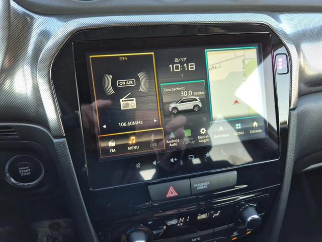 Suzuki Vitara 1.4 Boosterjet 129PS Hybrid Comfort+ Teilleder mit Alcantara Navi Klimaautomatik Sitzheizung ACC PDC v+h Rückf.Kamera Suzuki-Radio Apple CarPlay Android Auto Touchscreen 2xKeyless 17-LM 