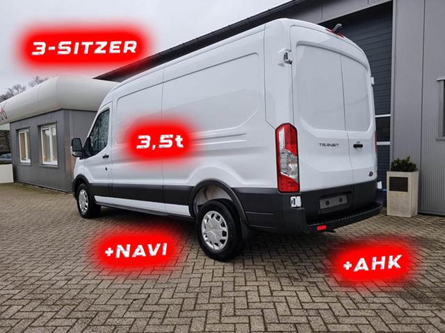 Ford Transit - L3H2 2.0 TDCi 130PS Trend 3,5t 3-Sitzer AHK Klima Navi Bluetooth DAB Frontscheibe beheizb. PDC v+h Rückf.Kamera Tempomat
