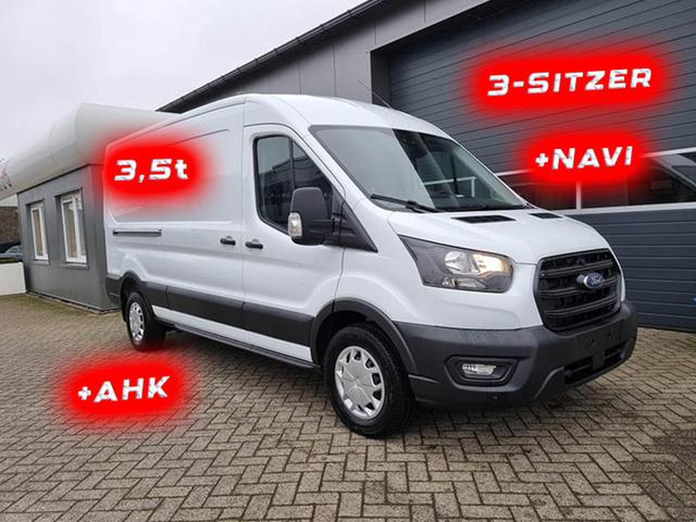 Ford Transit - L3H2 2.0 TDCi 130PS Trend 3,5t 3-Sitzer AHK Klima Navi Bluetooth DAB Frontscheibe beheizb. PDC v+h Rückf.Kamera Tempomat