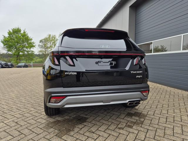 Hyundai TUCSON Prime 1.6 T-GDI 252PS Automatik PHEV FACELIFT MY2025 Voll-Leder elektr. Heckklappe Sitzheizung v+h Lenkradheizung ACC Klimaautomatik HUD Navi Krell-Sound 12,3"-Touchscreen DAB+ wireless Apple CarPlay + Android Auto PDC 4xKamera 2xKeyless 19-LM 