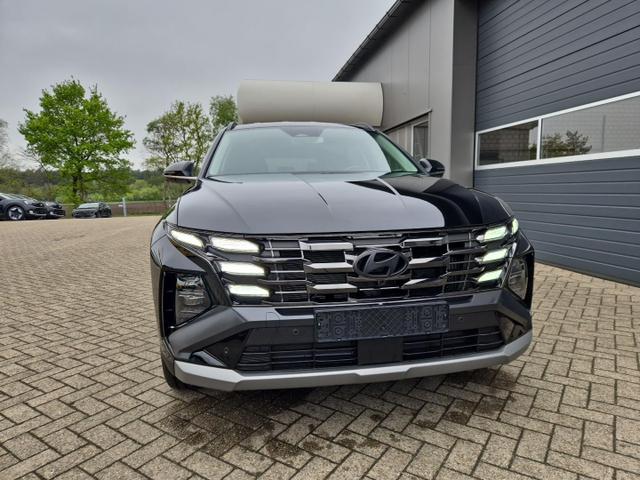 Hyundai TUCSON Prime 1.6 T-GDI 252PS Automatik PHEV FACELIFT MY2025 Voll-Leder elektr. Heckklappe Sitzheizung v+h Lenkradheizung ACC Klimaautomatik HUD Navi Krell-Sound 12,3"-Touchscreen DAB+ wireless Apple CarPlay + Android Auto PDC 4xKamera 2xKeyless 19-LM 