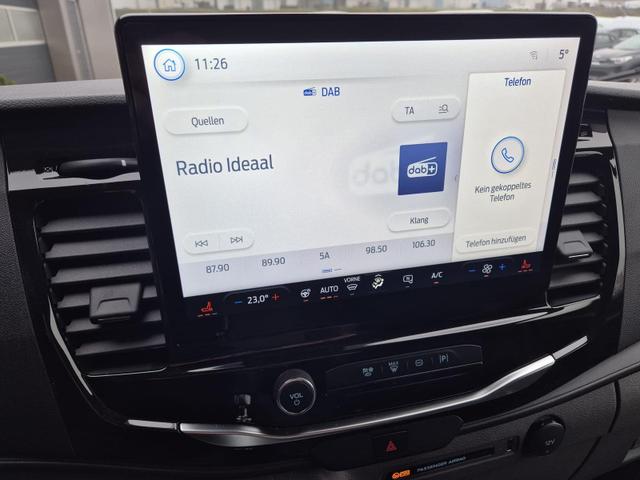 Ford Transit L2H2 2.0 EcoBlue 165PS Trend Heckantrieb 3,5t 2-Sitzer AHK Sitzheizung Lenkradheizung Frontscheibe beheizb. Klimaautomatik PDC v+h Rückf.Kamera Bluetooth DAB Apple CarPlay Android Auto Tempomat Ganzj.Reifen 