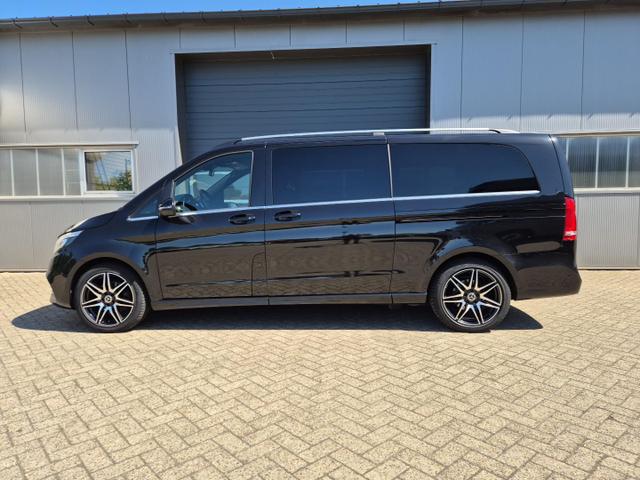 Mercedes-Benz V-Klasse 300d L3 237PS Automatik COMBI AVANT. Edition 6-Sitzer AMG Line Sitzheizung v+h Sitzlüftung elektr.Schiebetür l+r elektr.Heckklappe Tisch-Paket Navi Burmester Soundsystem Apple CarPlay Android Auto Matrix-LED 360°Kamera PDC ACC 19-LM 